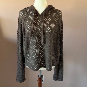Gilded Intent Crochet Hoodie